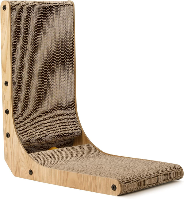 FUKUMARU Wall Mounted Cat Scratcher-L for Indoor Cats,68cm