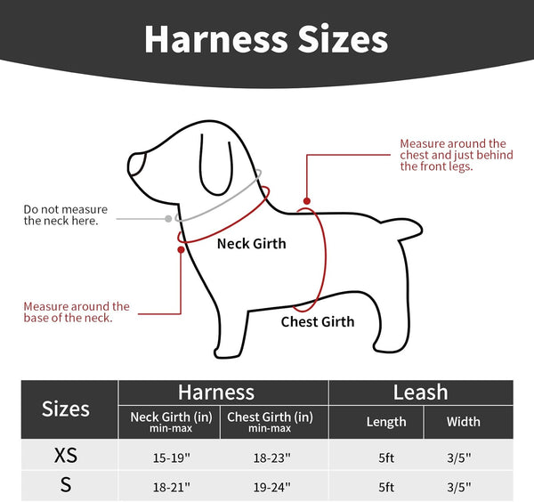 FUKUMARU Step-in Dog Harness, Cat Harness Escape Proof