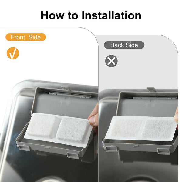 Dog Cat Pet Water Fountain Filter Replacement 9 Packs - FUKUMARU