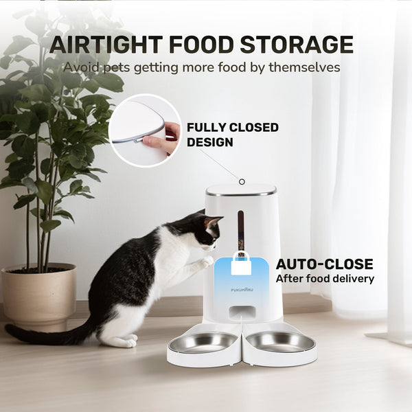 FUKUMARU Automated Cat Food Dispenser - FUKUMARU