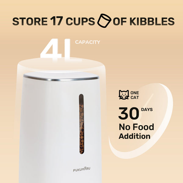 FUKUMARU Automated Cat Food Dispenser - FUKUMARU