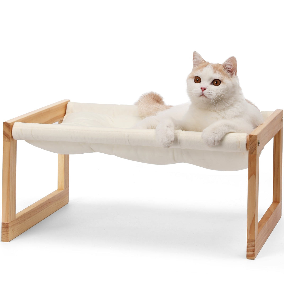 FUKUMARU 2-in-1 Cat Bed Cave With Removable Cushion - 17.7 Inch Warm Cat House, Enclosed Hideaway Or Open Bed-422851