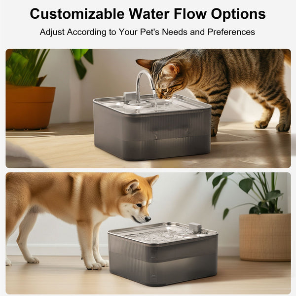 FUKUMARU Cat Dog Water Fountain 1.8 Gal/236oz/7L - FUKUMARU