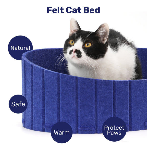 FUKUMARU Cat Scratcher, 24 Inch Sofa Shape Cat Scratcher Couch Bed - FUKUMARU