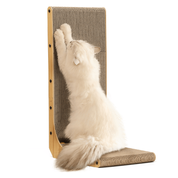 FUKUMARU Wall Mounted Cat Scratcher-L for Indoor Cats - FUKUMARU