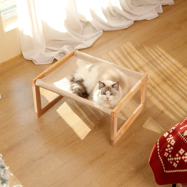 FUKUMARU Dog Bed, Large Breathable Cat Bed - FUKUMARU