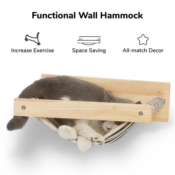 FUKUMARU Hammock Wall Mounted Cat Beds and Perches - FUKUMARU