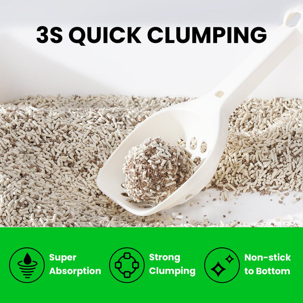 FUKUMARU Tofu Cat Litter Dust Free, Natural, Unscented - FUKUMARU