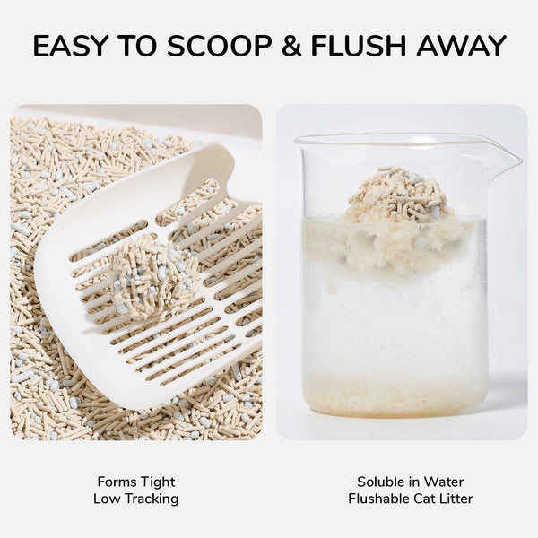 FUKUMARU Tofu Cat Litter, Super Ultra Absorbent - FUKUMARU