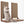FUKUMARU Cat Scratcher 2 Packs, Cat Scratching Boards for Indoor Cats, L Shaped Cardboard Cats Scratcher Vertical Scartch Pads with Ball Toy, Wood Color, 25 Inch