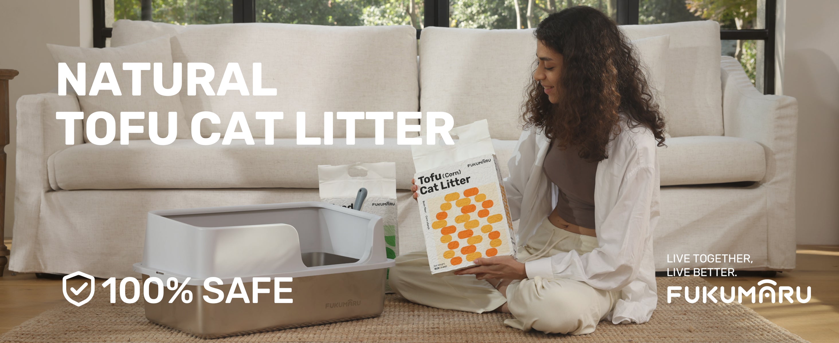 FUKUMARU Automatic Cat Feeder, 4L Dog Feeders with Double Bowls, Suppo