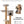 FUKUMARU Cat Tree, 5 in 1 Cat Tower for Indoor Cats, 155cm Tall, 4 Levels, 6 Scratching Posts, Detachable Cushions, Hammock & Perch for Large Cats