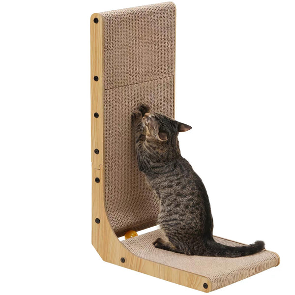FUKUMARU Wall Mounted Cat Scratcher-L for Indoor Cats，68cm