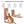 FUKUMARU Cat Scratcher, 26.8 Inch Cat Scratch Pad for Indoor Cats, L Shaped Cardboard Vertical Cats Scratching Board with Ball Toy, Walnut Color, 2 Packs