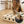 FUKUMARU Cat Scratching Post, Wood Cat Tree Tower with Interactive Box | 3 in 1 Cat Scratcher Toy with Enrichment Box, Natural Sisal Cat Scratching for Indoor Cats Nail File, Forage and Play