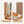 FUKUMARU Cat Scratcher, 26.8 Inch Cat Scratch Pad for Indoor Cats, L Shaped Cardboard Vertical Cats Scratching Board with Ball Toy, Walnut Color, 2 Packs