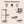 FUKUMARU Cat Wall Shelves, Stable & Safe 4 in 1 Cat Wall Mounted Furniture Set, Wooden Climbing Tree with Scratching Post for 16 Inch Drywall - Gray