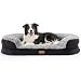 FUKUMARU X-Large Thickened Dog Couch Bed, Orthopedic, Waterproof & Washable | Heavy Duty Dog Sofa with 4" Extra-Thick Egg-Crate Foam, Relieves Joint Pressure, Fully Removable, Fits Extra-Large Dogs