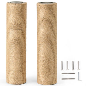 FUKUMARU 2 Pack Scratching Post Replacement, 3.5 X 14.5 Inch - FUKUMARU