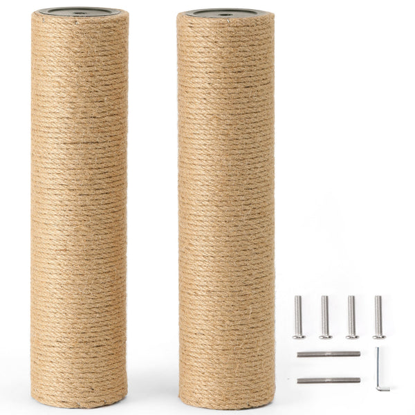 FUKUMARU 2 Pack Scratching Post Replacement, 3.5 X 14.5 Inch - FUKUMARU