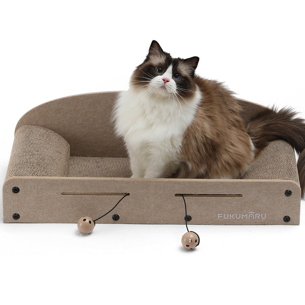FUKUMARU 26 Inch Cat Scratcher Cardboard Lounge Bed - FUKUMARU