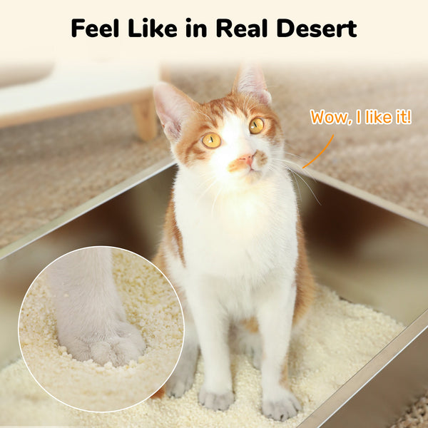 FUKUMARU Cassava Cat Litter Plant-Based Natural Ingredients, Low Dust - FUKUMARU