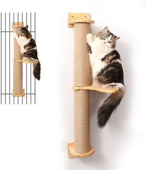 FUKUMARU Cat Activity Tree with Scratching Posts - FUKUMARU