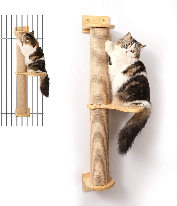 FUKUMARU Cat Activity Tree with Scratching Posts - FUKUMARU