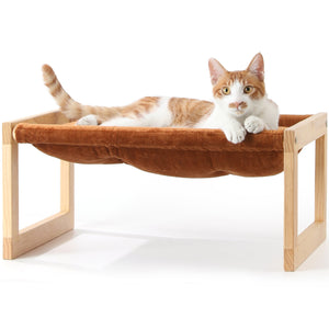 FUKUMARU Cat Bed with Removable Cover, Plush Velvet Couch for Indoor Cats - FUKUMARU