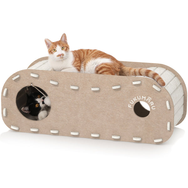 FUKUMARU Cat Beds for Indoor Pets 31.5 Inches - FUKUMARU