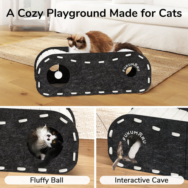 FUKUMARU Cat Beds for Indoor Pets, 31.5 Inches - FUKUMARU