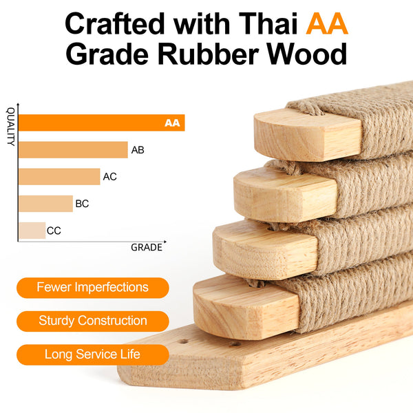 FUKUMARU Cat Climbing Shelf Wall Mounted - Left to Right - FUKUMARU