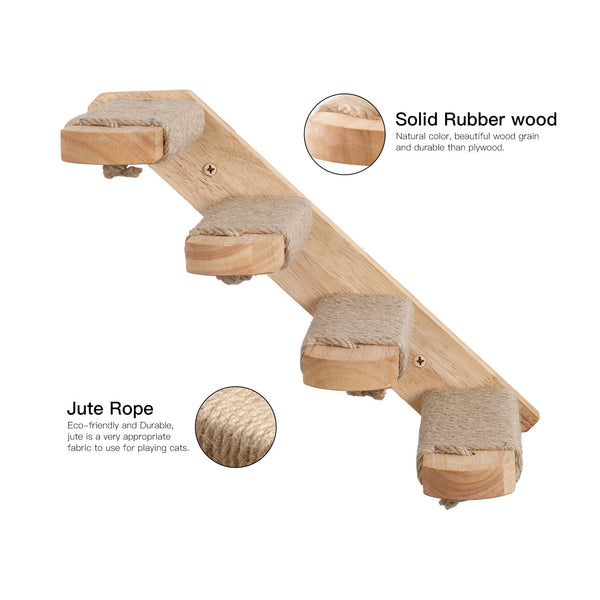 FUKUMARU Cat Climbing Shelf Wall Mounted - Right to Left - FUKUMARU