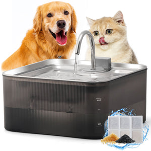 FUKUMARU Cat Dog Water Fountain 1.8 Gal/236oz/7L - FUKUMARU