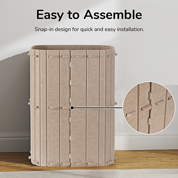 FUKUMARU Cat House for Indoor Cats Beige - FUKUMARU