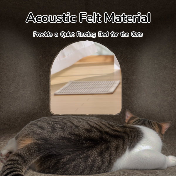 FUKUMARU Cat House for Indoor Cats Beige - FUKUMARU