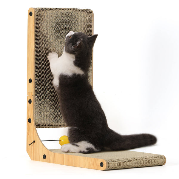FUKUMARU Wall Mounted Cat Scratcher-L for Indoor Cats - FUKUMARU
