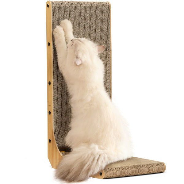 FUKUMARU Wall Mounted Cat Scratcher-L for Indoor Cats - FUKUMARU