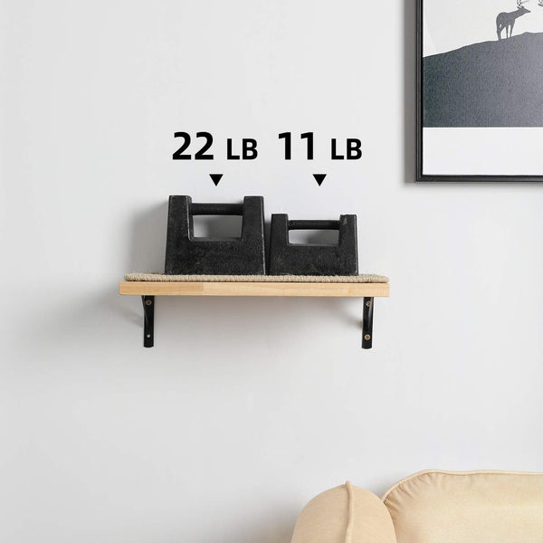 FUKUMARU Cat Wall Shelves, 16 x 10 Inch - FUKUMARU