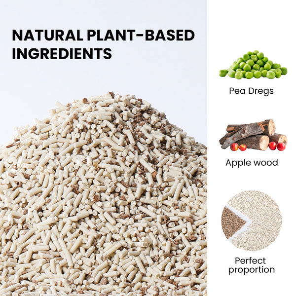 FUKUMARU Tofu Cat Litter Dust Free, Natural, Unscented - FUKUMARU