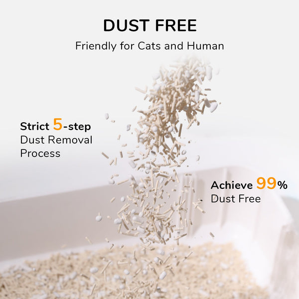 FUKUMARU Tofu Cat Litter, Super Ultra Absorbent - FUKUMARU