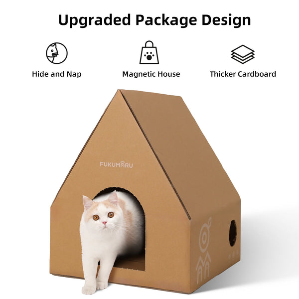 FUKUMARU Transparent Capsule Kitten Walls Shelves with 2 PCS Pedals - FUKUMARU